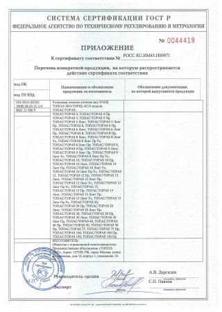 Сертификат соответствия